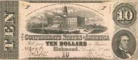 Gallery image for Confederate States of America p52b: 10 Dollars